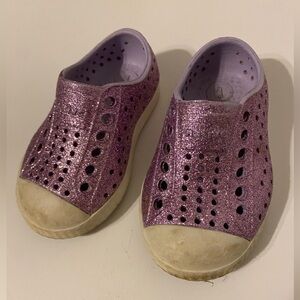 Native Kids Jefferson Bling Glitter Shoes / Size 4C / VGUC